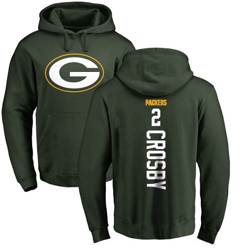 Green Bay Packers Green #2 Crosby Mason Backer Nike NFL Pullover Hoodie